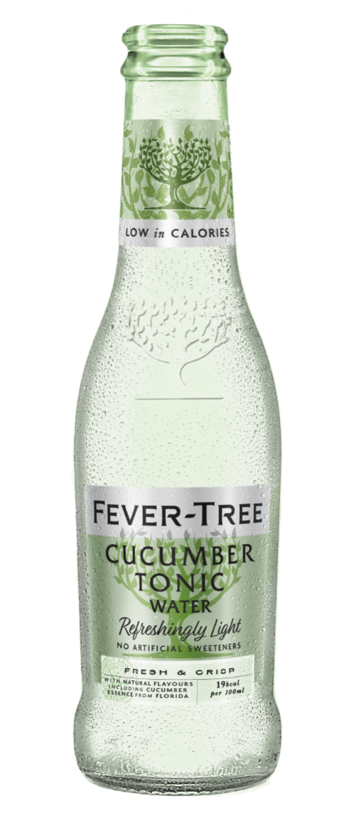 Refreshingly Light Cucumber Tonic Water