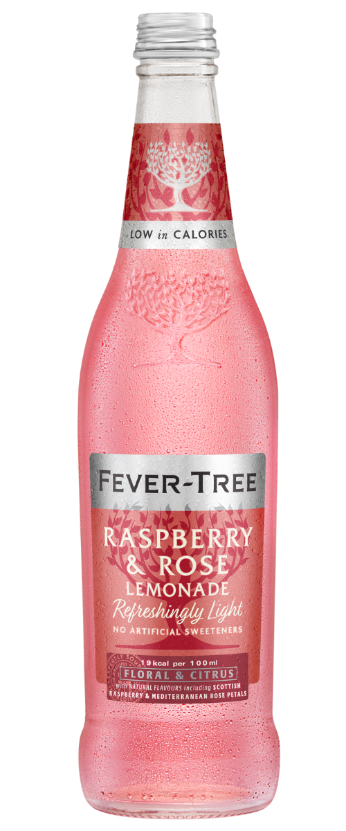 Refreshingly Light Raspberry & Rose Lemonade