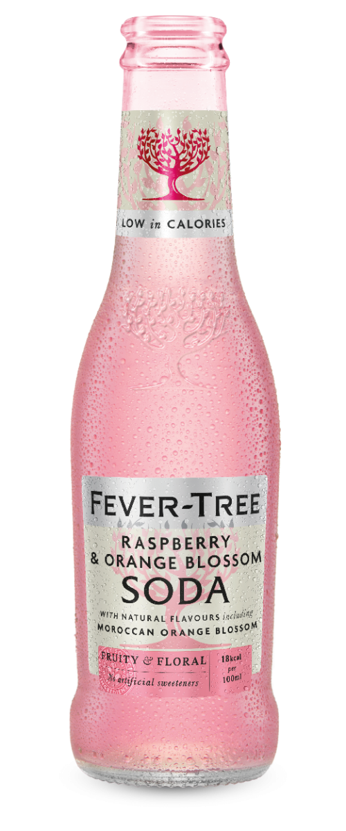 Raspberry & Orange Blossom Soda