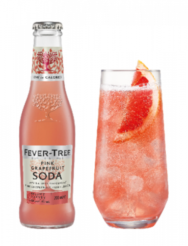 Sparkling Pink Grapefruit  with Cocktail