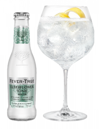 Elderflower Tonic Water and cocktail