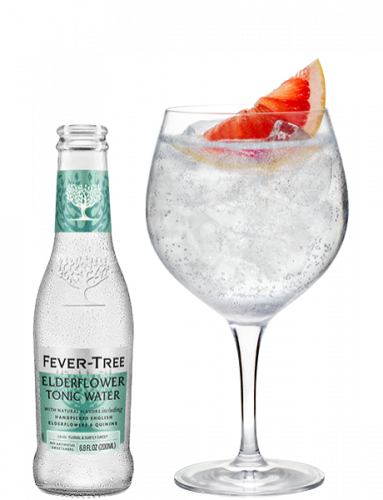 Elderflower Tonic Water and cocktail
