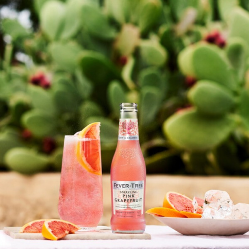 Photo du cocktail Paloma avec le Sparkling Pink Grapefruit de Fever-Tree