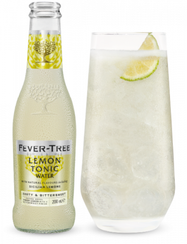 Fever-Tree Lemon Tonic Water et servir