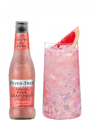 Sparkling Pink Grapefruit  with Cocktail