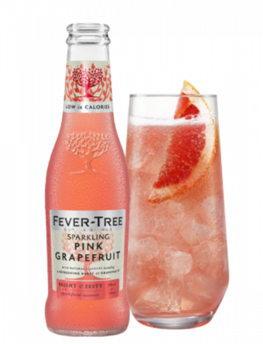 Sparkling Pink Grapefruit met cocktail