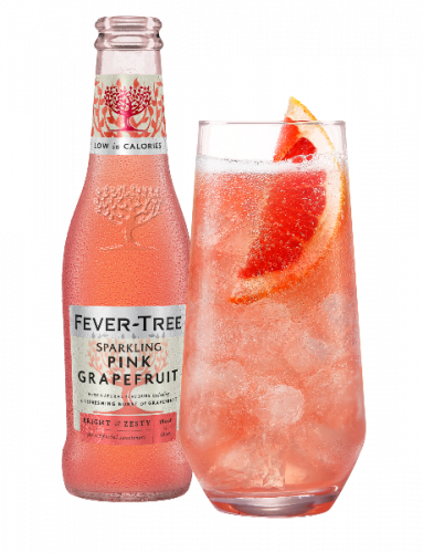 Sparkling Pink Grapefruit avec cocktail